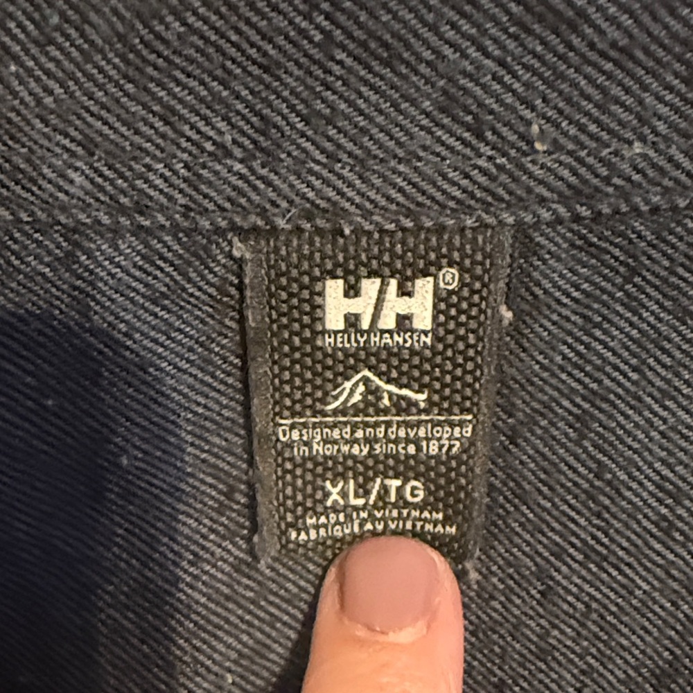 Helly Hansen Navy Button Down Shirt - image 5